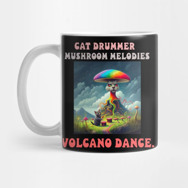 Cat Drummer, Mushroom Melodies, Volcano Dance by Catbrat